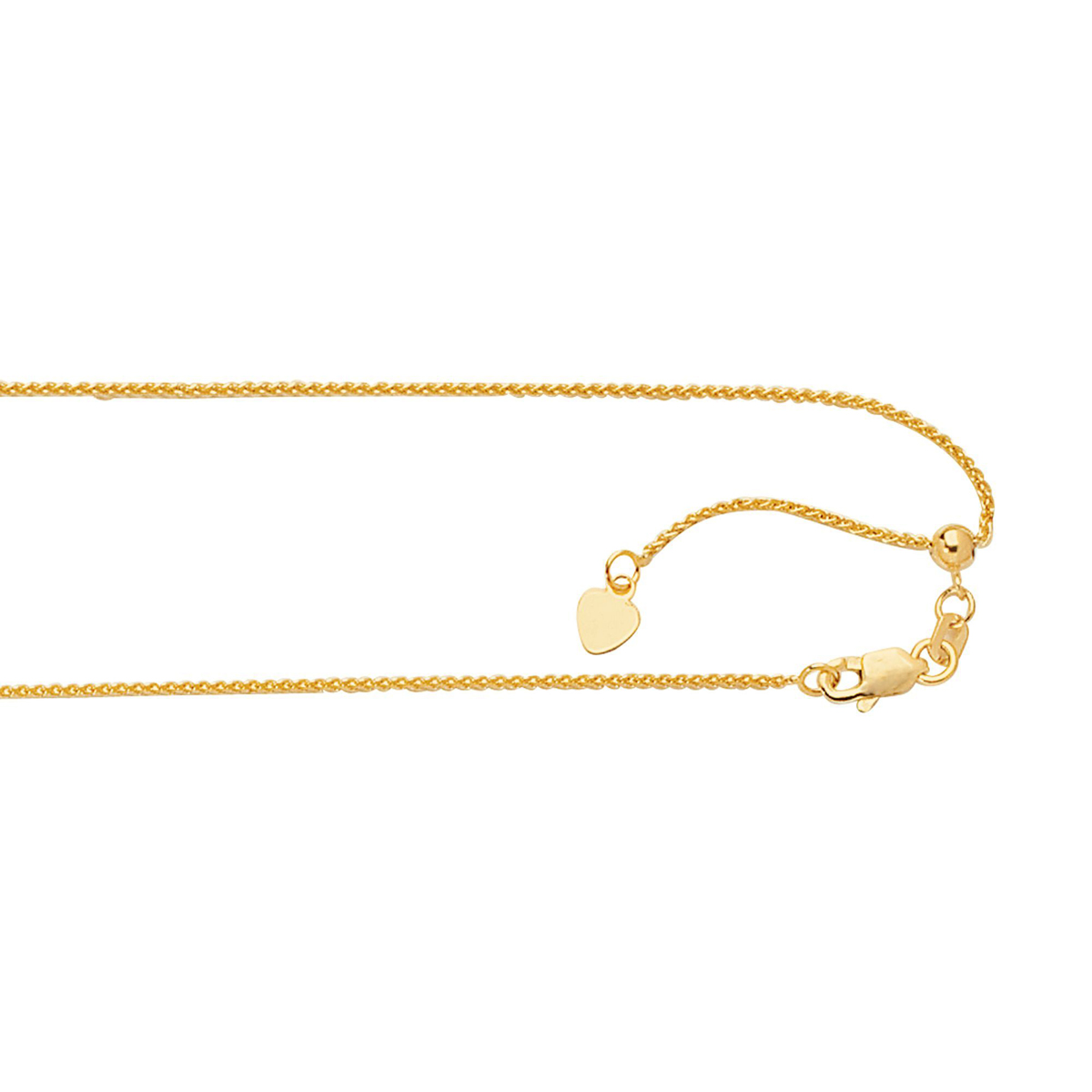 1.0mm Wheat Chain Necklace