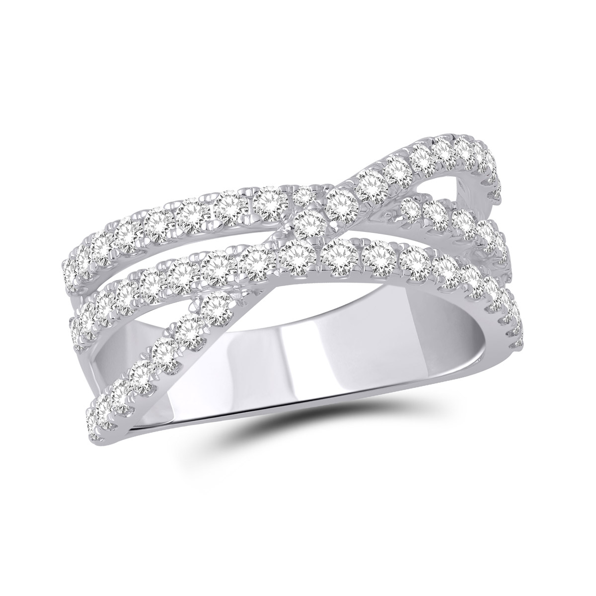 crossover diamond band