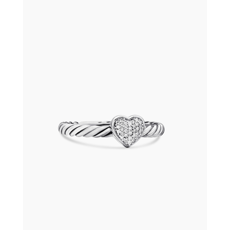 David Yurman Cable Collectibles Heart Stack Ring